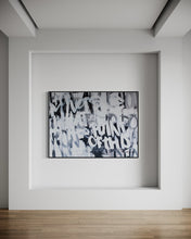 Load image into Gallery viewer, Modern Text Art: Graffiti Art 'With All I Have' by Addison Jones Studios