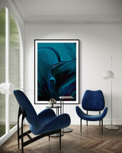 Load image into Gallery viewer, Close-up view of Contemporary Art-Mingle XII showcasing the dynamic textures and colors in this limited edition piece by Addison Jones Studio.