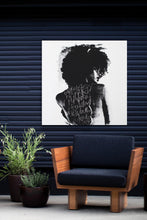 Load image into Gallery viewer, Custom Rolled Canvas 40x40 To Write Graffiti on Her Back Reprint