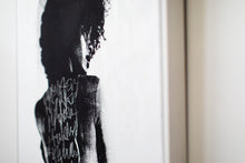 Load image into Gallery viewer, Custom Rolled Canvas 40x40 To Write Graffiti on Her Back Reprint
