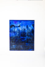 Load image into Gallery viewer, Contemporary blue painting, Unlocked in the Spirit