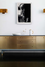 Load image into Gallery viewer, Black White Photography Portraits-Inner Strength with a compelling expression, symbolizing courage and self-assurance.