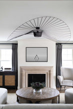 Load image into Gallery viewer, Stylishly designed living room featuring Coastal Wall Decor with a black and white art piece above the fireplace, complemented by modern furnishings and muted tones.