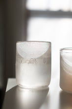 Load image into Gallery viewer, Hand Blown Artisan Glasses-Etched Frost Set of 2