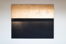 Load image into Gallery viewer, Full view of Contemporary Art-Abundance 904 featuring dynamic gold and black elements, embodying the style of modern gold contemporary art.
