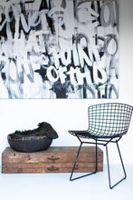Load image into Gallery viewer, An aesthetic view of ‘Graffiti Art-With all I have’ By Addison Jones Studios,highlighting modern text art and graffiti art. The black and white artwork contrasts beautifully with a stylish chair and decorative elements. This original painting is perfect for art lovers looking to enhance their space with unique black and white art.