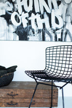 Load image into Gallery viewer, An inviting atmosphere created by ‘Graffiti Art-With all I have’ displaying modern text art and graffiti art. This original painting, measuring 60x48x1.5, combines dynamic text with abstract visuals in black and white, perfect for elevating your home decor. 2021, black and white art, original art.