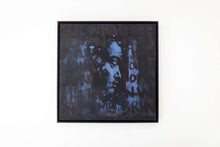 Load image into Gallery viewer, An artistic display of street art in a square canvas format, showcasing bold colors and thought-provoking text that exemplifies street art's cultural impact.