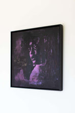 Load image into Gallery viewer, A striking presentation of 'Staring Into the Blue,' emphasizing the vivid interplay of color and texture in this conceptual street art piece.