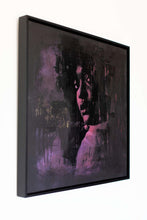 Load image into Gallery viewer, A high-quality view of the street art 'Staring Into the Blue,' emphasizing its dramatic contrasts and color variations in a focused setting.