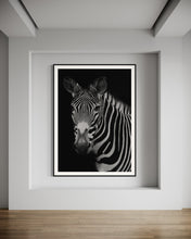 Load image into Gallery viewer, Large Wall Art of Harold the Oldest Zebra - Limited Edition and Hand-Signed by Addison Jones Studio
