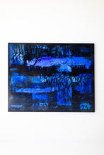 Load image into Gallery viewer, Leveling up Blue grafitti painting
