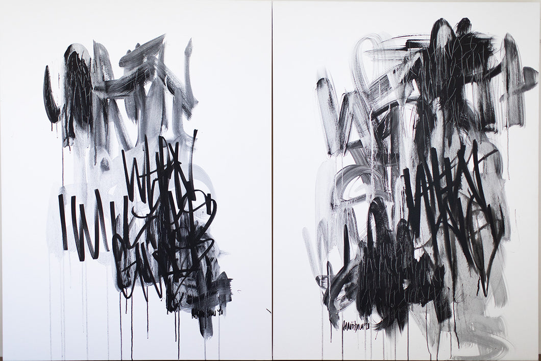 Black White Contemporary Art-What+When